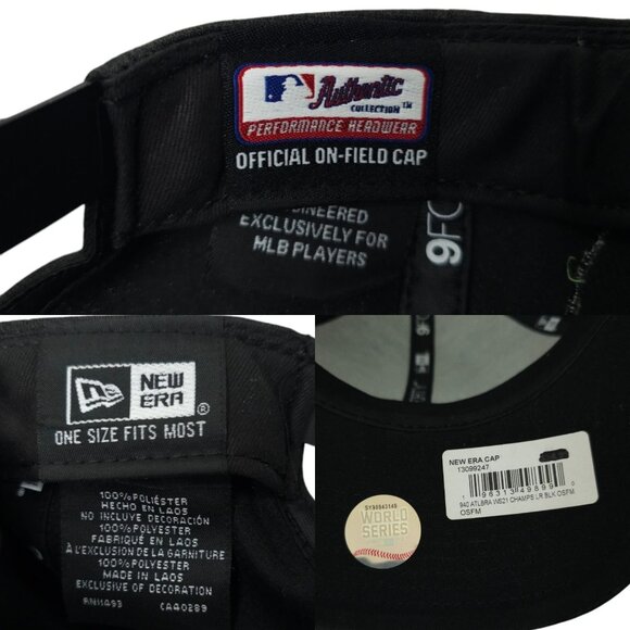Atlanta Braves Snapback Hat MLB 2021 World Series Champs Cap New Era 9Forty NEW - Picture 8 of 15